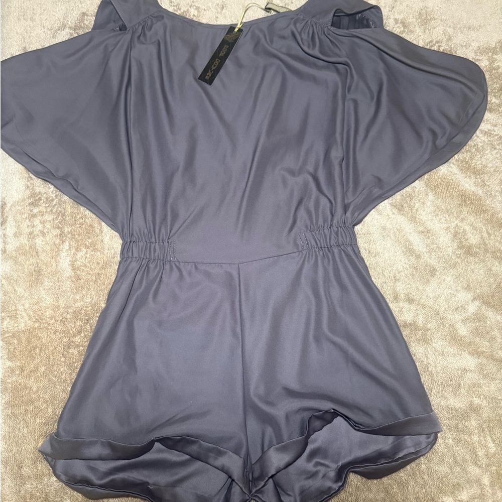 Elegant Gray Romper
